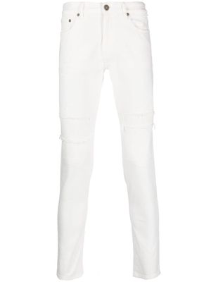 PT Torino low-rise skinny-cut jeans - White