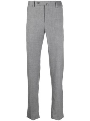 PT TORINO melange-effect tailored trousers - Grey