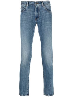PT Torino mid-rise cotton jeans - Blue