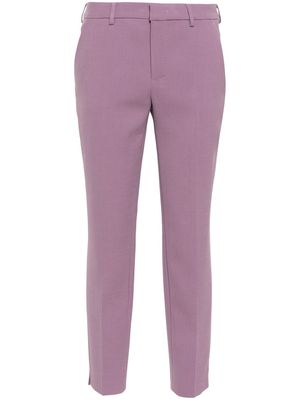 PT Torino mid-rise cropped trousers - Purple