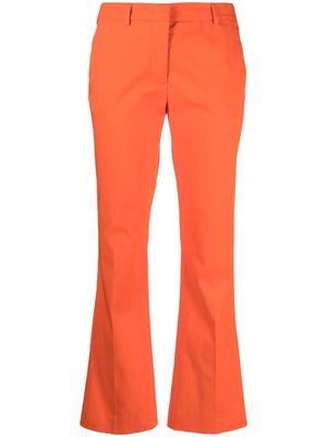 PT Torino mid-rise flared trousers - Orange