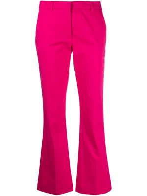 PT Torino mid-rise flared trousers - Pink