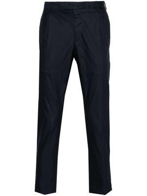 PT Torino mid-rise slim-fit tailored trousers - Blue