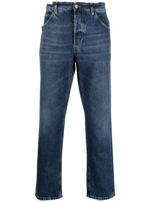PT TORINO mid-rise straight-leg jeans - Blue