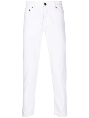 PT Torino mid-rise straight-leg jeans - White