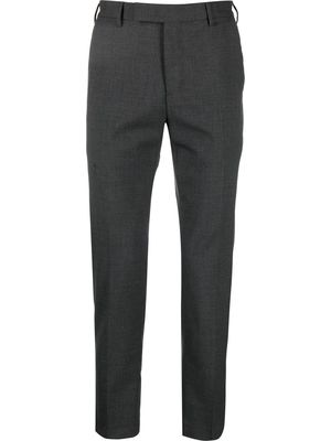 PT TORINO mid-rise tapered trousers - Grey