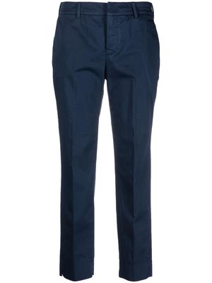 PT Torino mid-waist slim-fit trousers - Blue