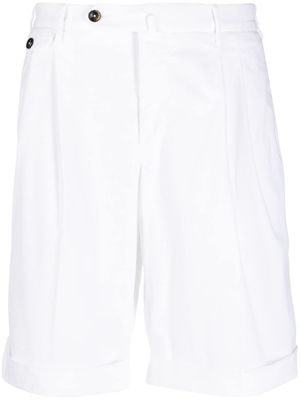 PT Torino off-centre button-fastening Bermuda shorts - White