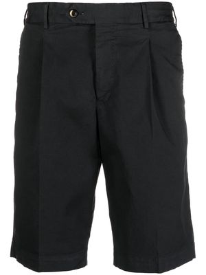 PT Torino off-centre button shorts - Black