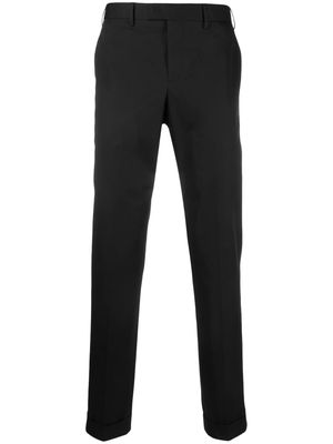 PT Torino off-centre button straight-leg trousers - Black
