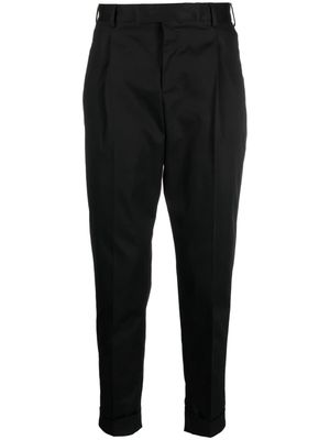 PT Torino off-centre straight-leg trousers - Black