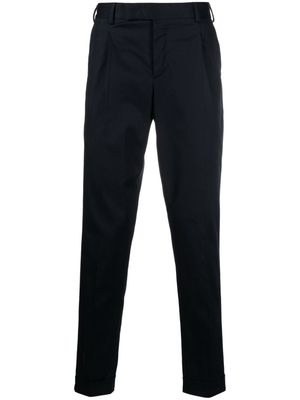 PT Torino off-centre tapered-leg trousers - Blue