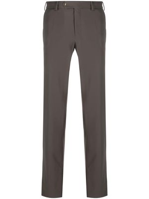 PT Torino plain straight-leg trousers - Brown