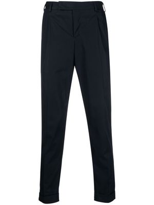 PT Torino pleated cotton trousers - Blue