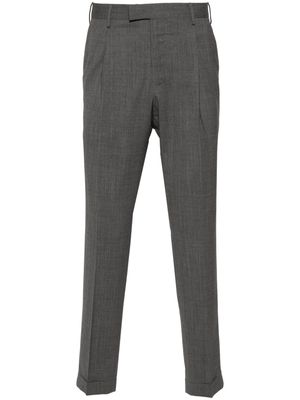 PT Torino pleated slim-cut trousers - Grey