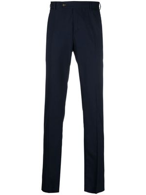 PT Torino pressed-crease straight-leg trousers - Blue
