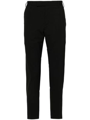 PT Torino pressed-crease tapered-leg trousers - Black