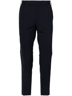 PT Torino pressed-crease tapered-leg trousers - Blue