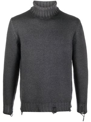 PT Torino roll-neck knitted jumper - Grey