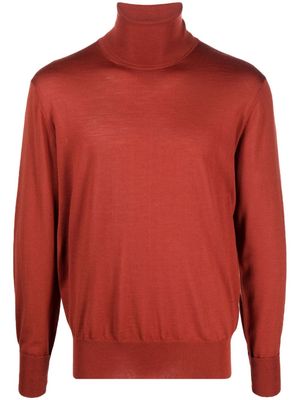 PT Torino roll-neck knitted jumper - Orange