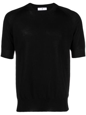 PT Torino round-neck knitted T-shirt - Black