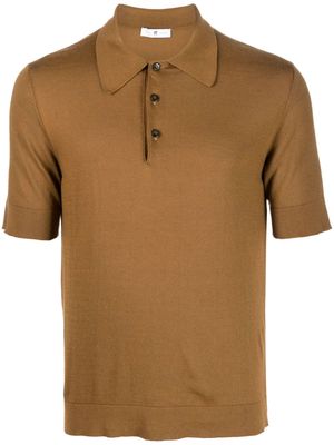 PT Torino short-sleeve cotton polo shirt - Brown