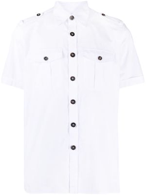 PT Torino short-sleeve cotton shirt - White