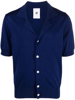PT Torino short-sleeve knit shirt - Blue