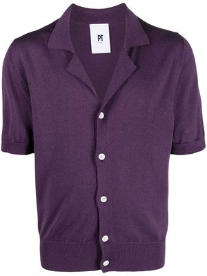 PT Torino short-sleeve knit shirt - Purple