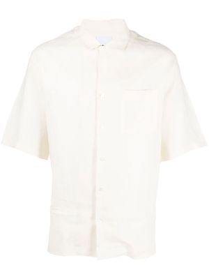 PT TORINO short-sleeve linen shirt - Neutrals