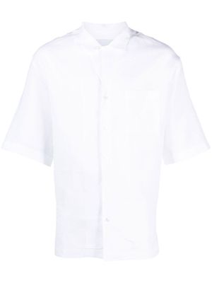 PT TORINO short-sleeve linen shirt - White