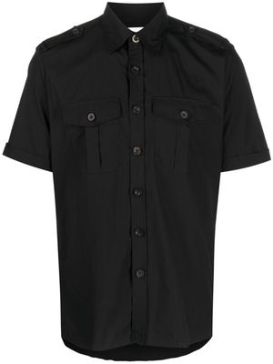 PT Torino short-sleeved cotton shirt - Black