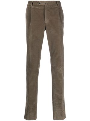 PT TORINO slim corduroy trousers - Neutrals