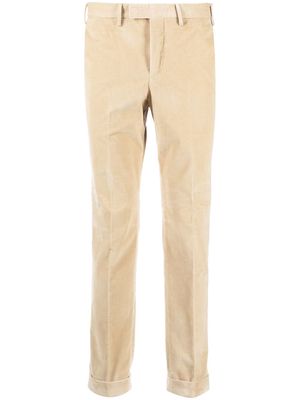 PT Torino slim-cut corduroy trousers - Neutrals