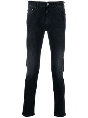 PT TORINO slim-cut stretch-cotton jeans - Black