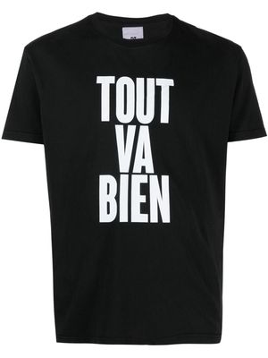 PT Torino slogan-print cotton T-Shirt - Black