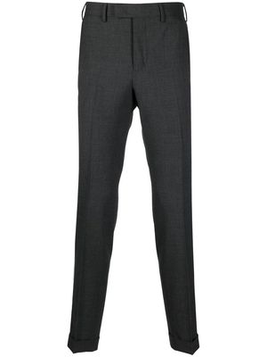 PT TORINO straight-leg tailored trousers - Grey
