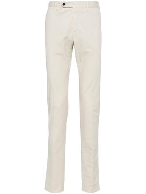 PT Torino stretch-cotton twill trousers - Neutrals