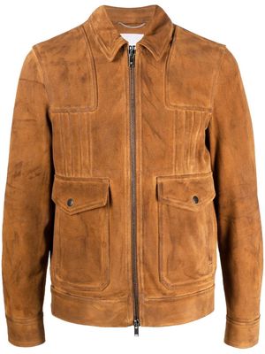 PT TORINO suede shirt jacket - Brown