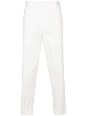 PT Torino tailored tapered trousers - White