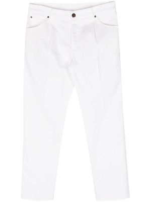 PT Torino tapered-leg cotton jeans - White