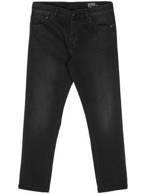 PT Torino tapered-leg distressed-effect jeans - Black