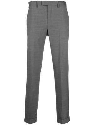 PT TORINO tapered-leg suit trousers - Grey