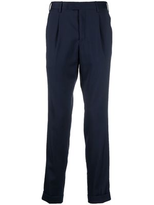 PT TORINO tapered-leg tailored trousers - Blue