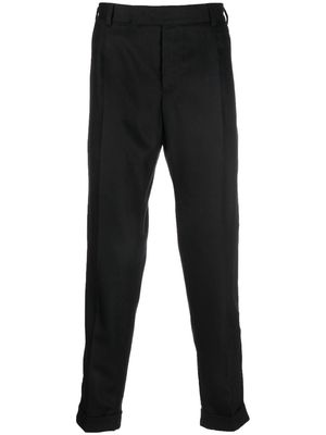 PT TORINO turn-up hem tailored trousers - Black