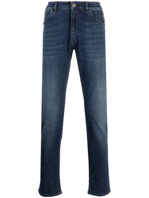 PT Torino washed-denim slim-cut jeans - Blue
