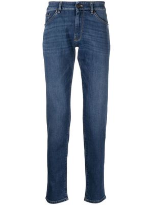 PT Torino washed slim-fit denim jeans - Blue