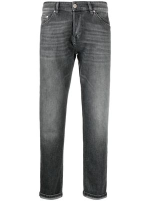 PT Torino whiskered-effect denim jeans - Grey