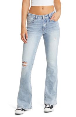 PTCL Braided Flare Leg Jeans in Light Wash