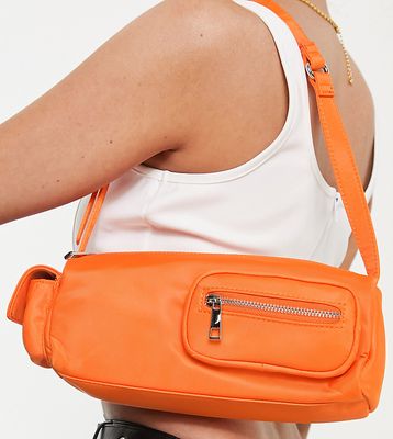 Public Desire The Fest nylon shoulder bag in orange